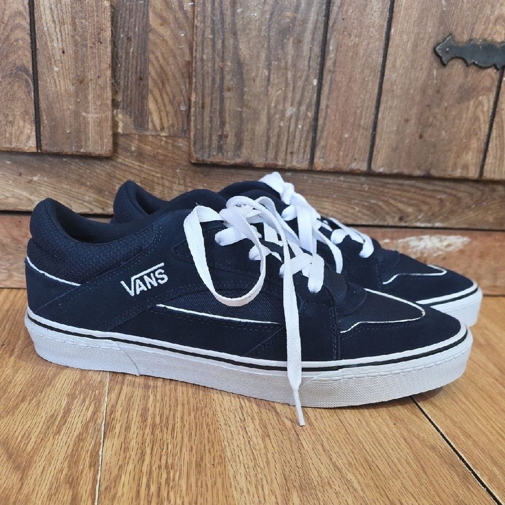 Vans Navy and White Sneakers